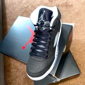 BNIB OG Jordan 5 Oreo Moonlight black suede Nike retro leather Jordan’s